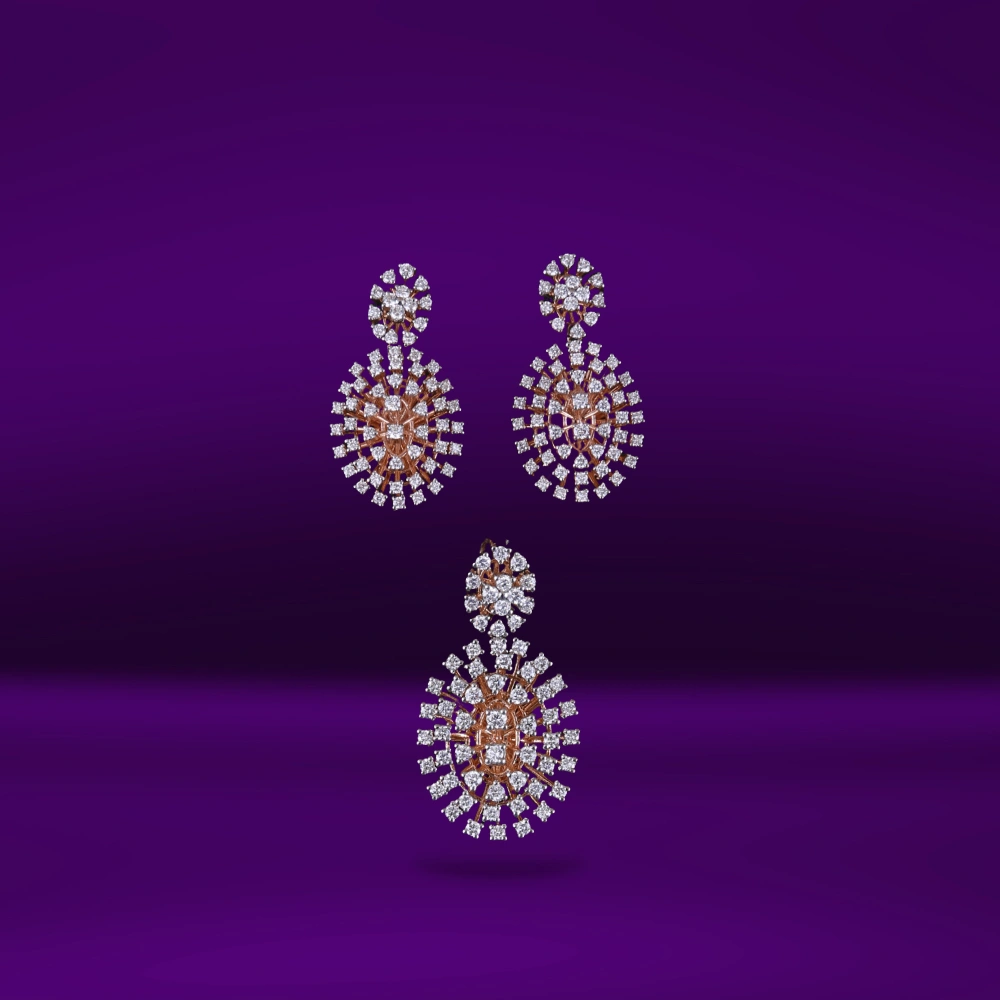Diamond Pendant Set